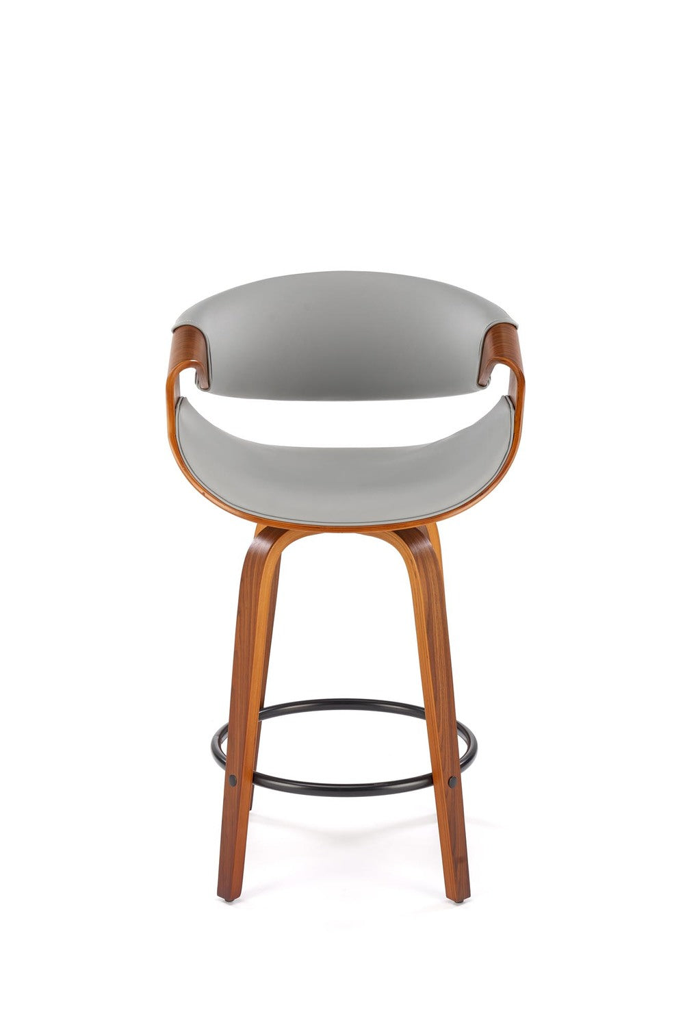 Bar Stool Aquila | size: Width: 55cm, Height: 91cm, Depth: 51cm | color: Brown/Grey | image: 4 | variant: 1003033