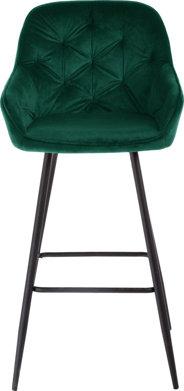 Bar Stool Burgess | size: Width: 53cm, Height: 109cm, Depth: 55cm | color: Green | image: 2 | variant: 1001315