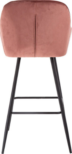 Bar Stool Burgess | size: Width: 53cm, Height: 109cm, Depth: 55cm | color: Pink | image: 5 | variant: 1001314