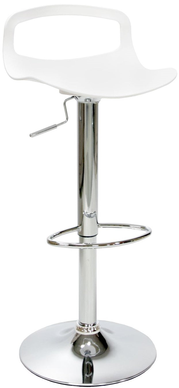 Bar Stool Chepstow | size: Length: 35cm, Width: 39cm, Height: 98cm, Depth: 35cm | color: White | image: 1 | variant: 1001302