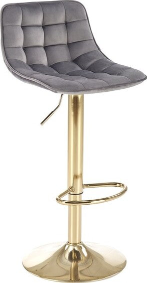 Bar Stool Chieti | size: Width: 43cm, Height: 106cm, Depth: 44cm | color: Gray | image: 0 | variant: 1003028