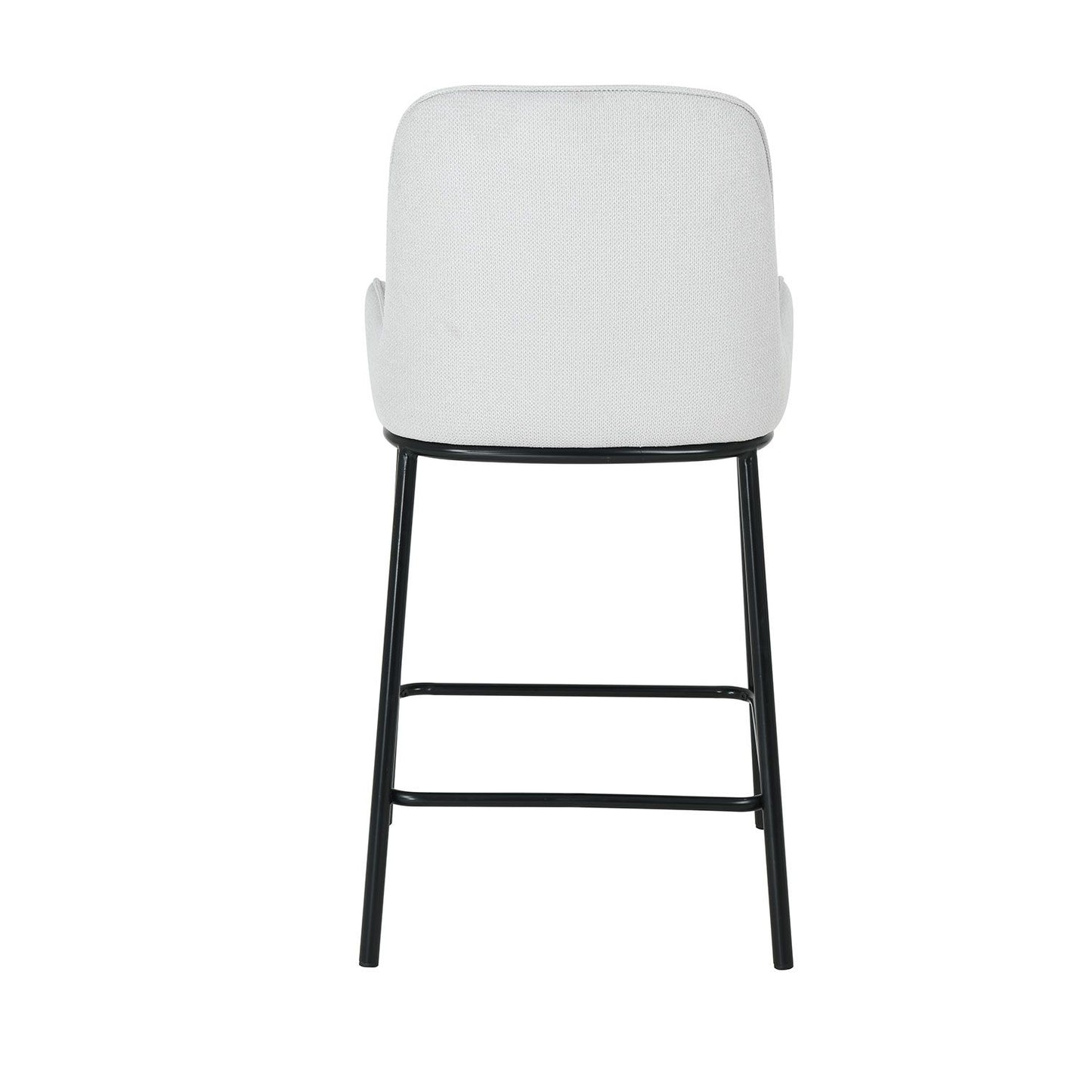 Bar Stool Darcy | size: Width: 56cm, Height: 98.5cm, Depth: 51cm | color: Gray | image: 4 | variant: 1017856