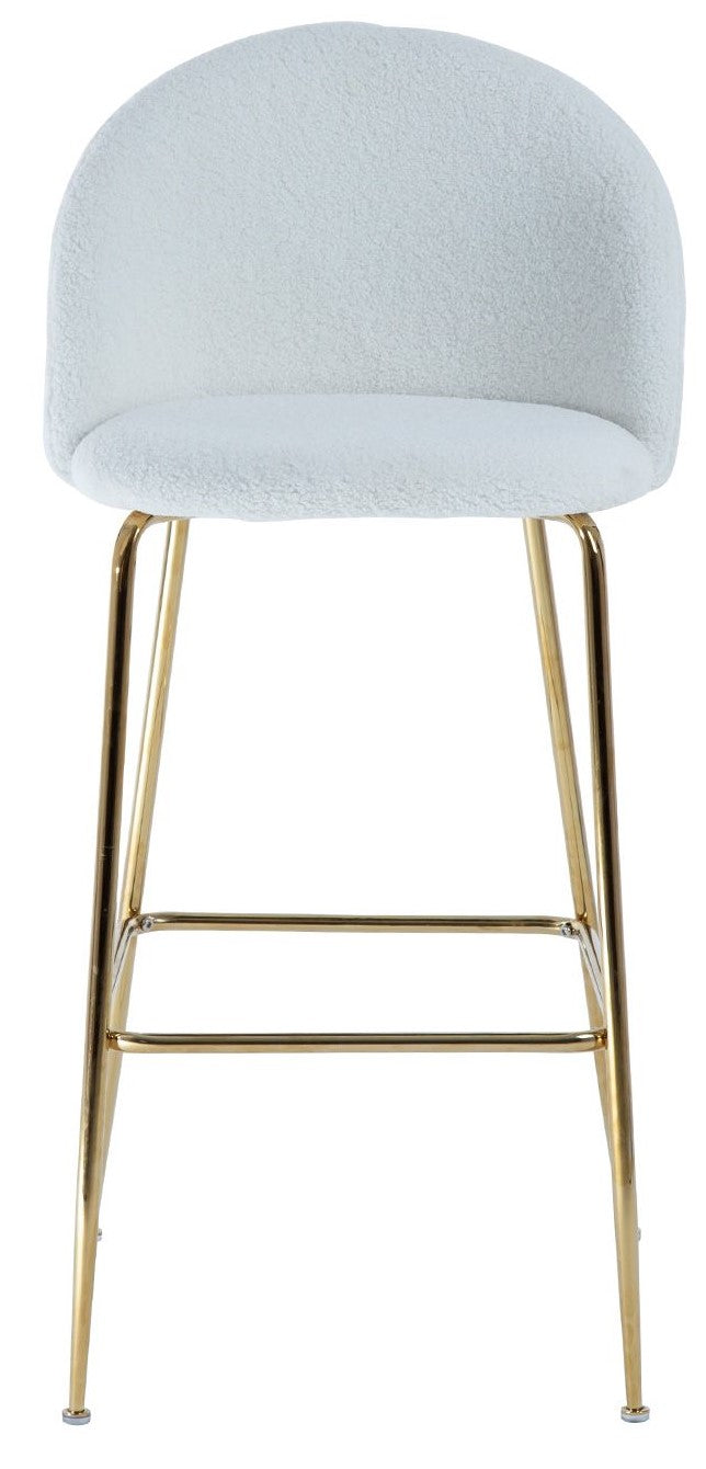 Bar Stool East Catania | size: Width: 52cm, Height: 105cm, Depth: 54cm | color: White | image: 2 | variant: 1005736