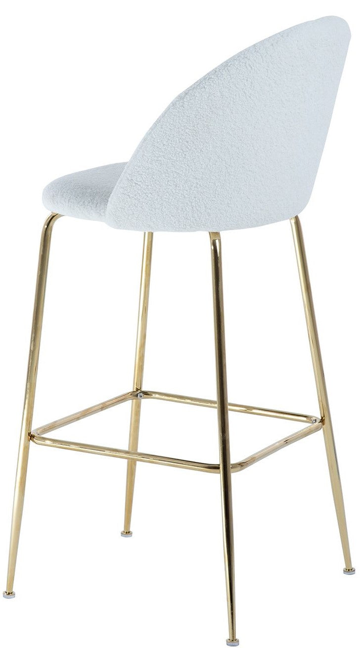 Bar Stool East Catania | size: Width: 52cm, Height: 105cm, Depth: 54cm | color: White | image: 4 | variant: 1005736