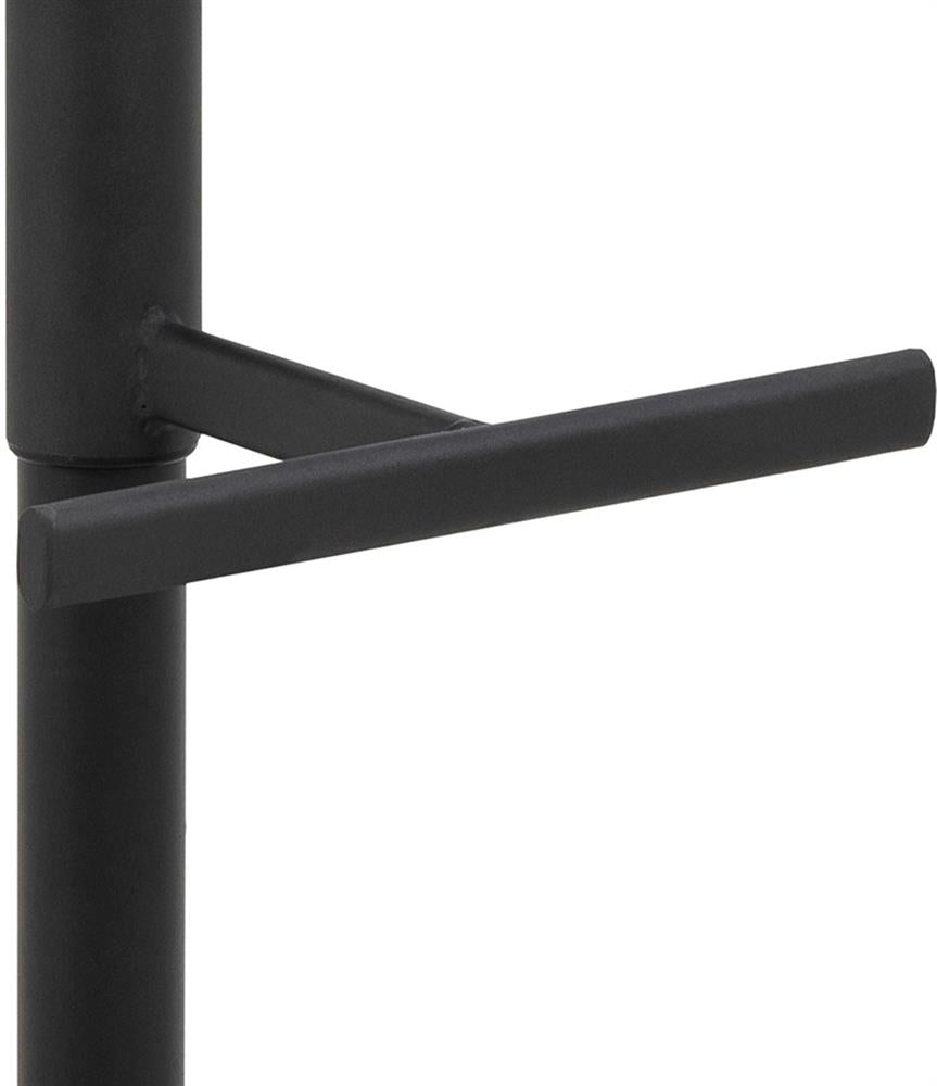 Bar Stool East Jurmala | size: Width: 47cm, Height: 95cm, Depth: 52.5cm | color: Brown/Black | image: 5 | variant: 1005967