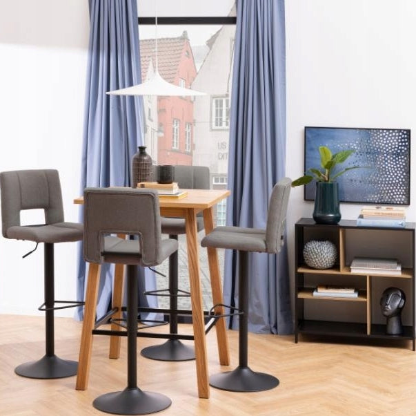 Bar Stool East Oslo | size: Width: 41.5cm, Height: 115cm, Depth: 52cm | color: Green | image: 4 | variant: 1005743