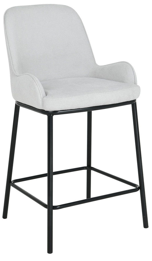 Bar Stool East Poitiers | size: Width: 56cm, Height: 98.5cm, Depth: 51cm | color: Gray | image: 0 | variant: 1006482