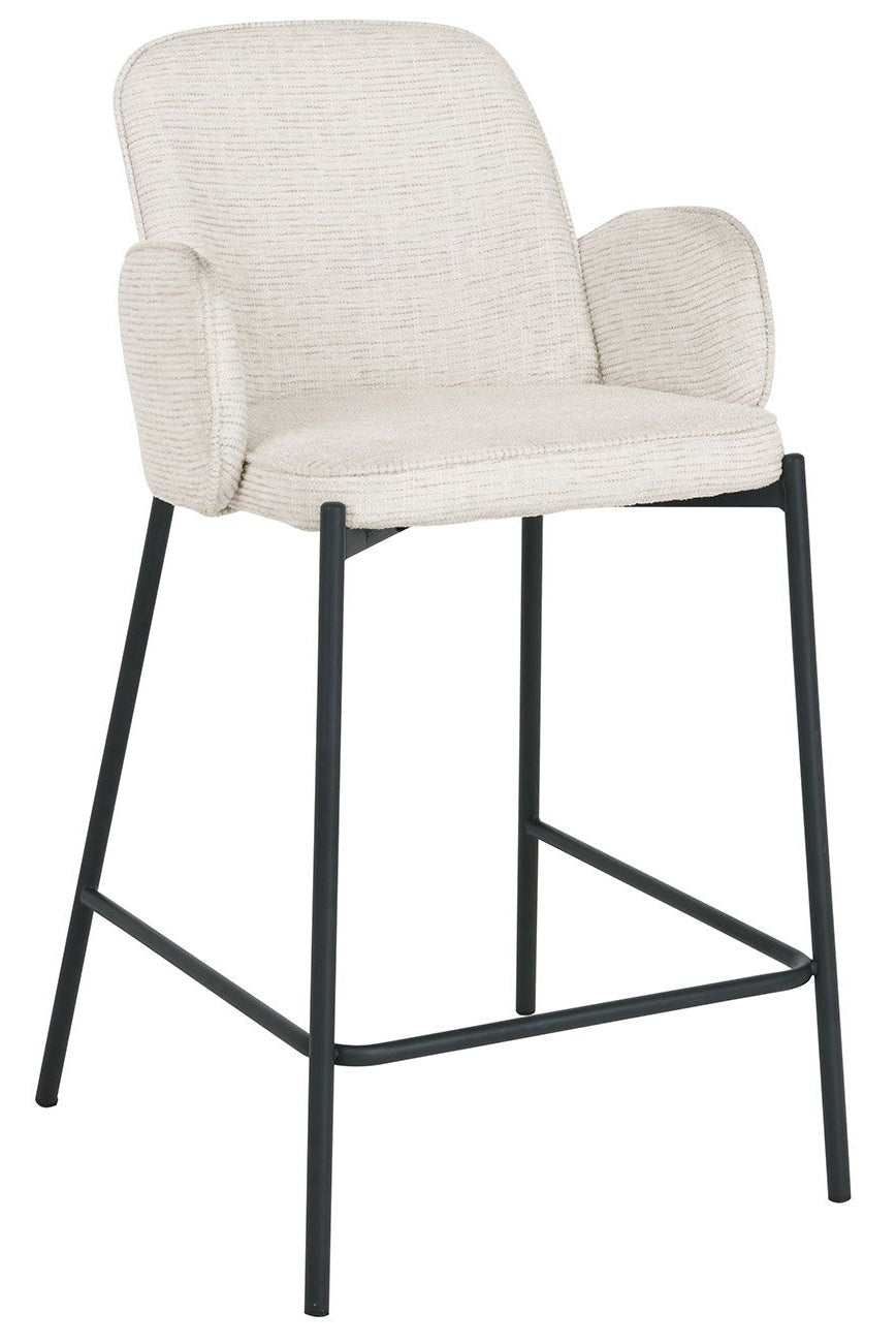 Bar Stool East Ravenna | size: Width: 50cm, Height: 95cm, Depth: 52cm | color: Beige | image: 0 | variant: 1006480