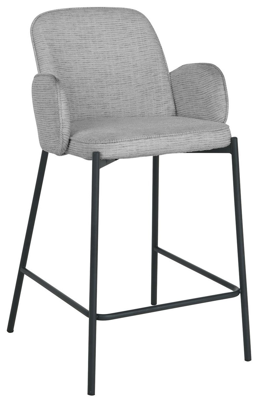 Bar Stool East Ravenna | size: Width: 50cm, Height: 95cm, Depth: 52cm | color: Gray | image: 0 | variant: 1006481