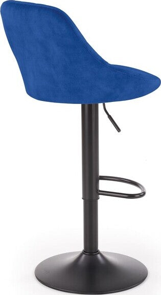 Bar Stool Ferrara | size: Width: 47cm, Height: 106cm, Depth: 45cm | color: Blue | image: 4 | variant: 1002988