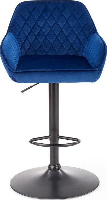 Bar Stool Forli | size: Length: 55cm, Width: 55cm, Height: 114cm, Depth: 55cm | color: Blue | image: 8 | variant: 1002997