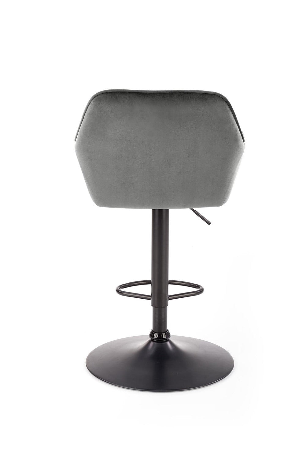 Bar Stool Forli | size: Width: 55cm, Height: 114cm, Depth: 55cm | color: Gray | image: 1 | variant: 1002998