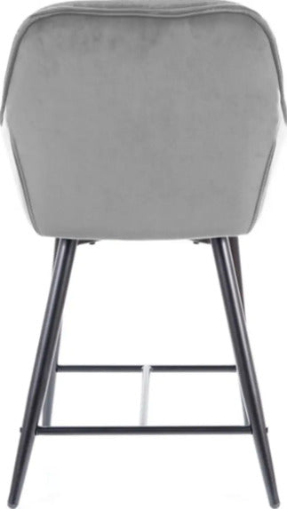 Bar Stool Gateshead | size: Length: 56cm, Width: 56cm, Height: 86cm, Depth: 42cm | color: Gray | image: 3 | variant: 1004232