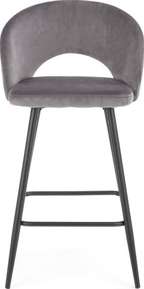 Bar Stool Reggio Calabria | size: Length: 48cm, Width: 48cm, Height: 98cm, Depth: 49cm | color: Gray | image: 12 | variant: 1003061
