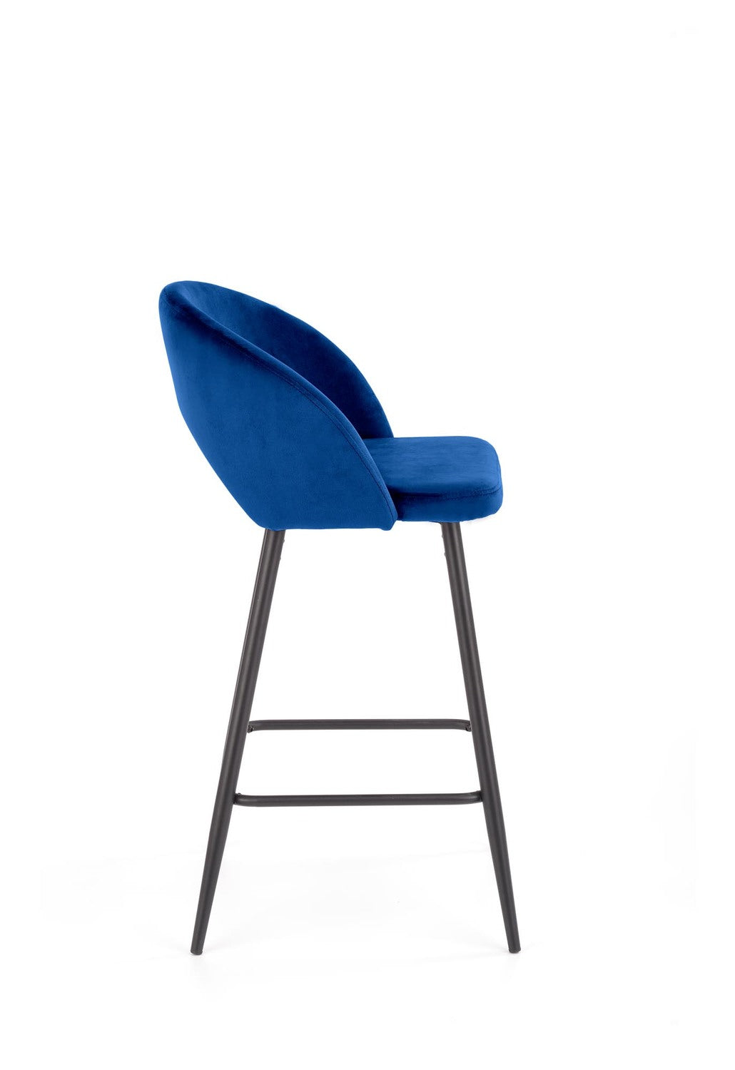 Bar Stool Reggio Calabria | size: Width: 48cm, Height: 89cm, Depth: 49cm | color: Blue | image: 2 | variant: 1003059