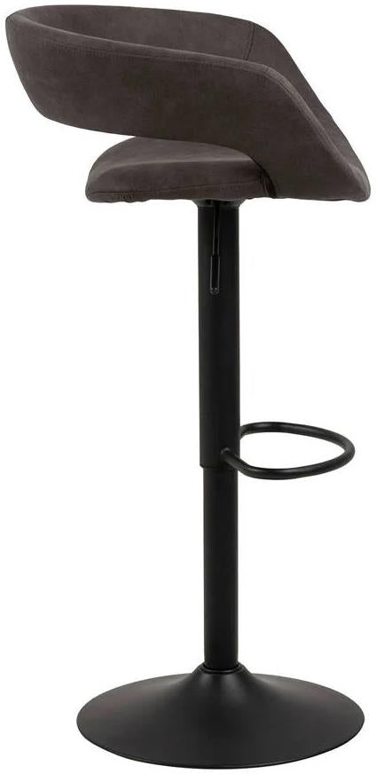 Bar Stool Tenby | size: Width: 54.5cm, Height: 104cm, Depth: 48.5cm | color: Brown | image: 2 | variant: 1001332