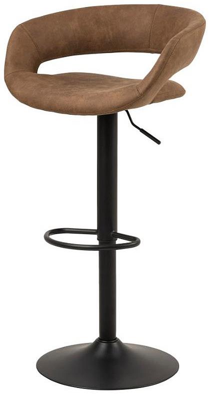 Bar Stool Tenby | size: Width: 54.5cm, Height: 104cm, Depth: 48.5cm | color: Brown | image: 2 | variant: 1001333