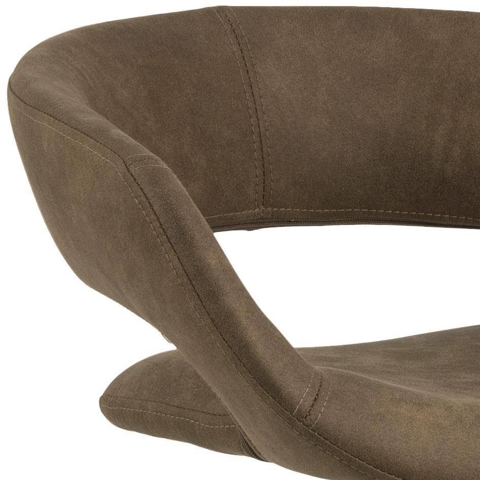 Bar Stool Tenby | size: Width: 54.5cm, Height: 104cm, Depth: 48.5cm | color: Brown | image: 3 | variant: 1001333