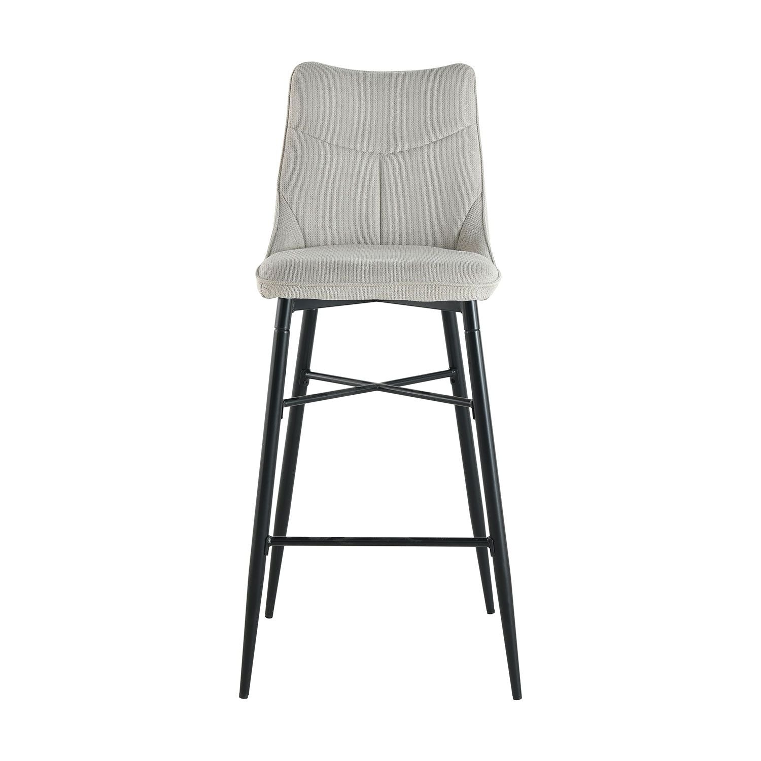 Bar Stool Usk | size: Width: 51cm, Height: 97cm, Depth: 42cm | color: Beige | image: 1 | variant: 1001339