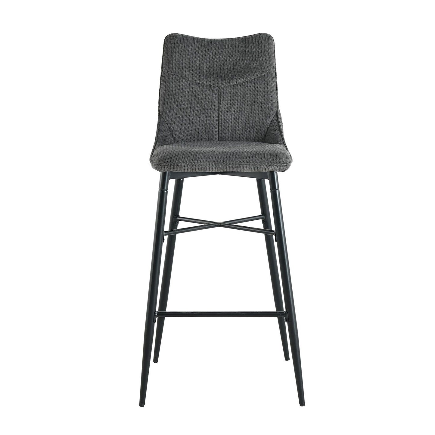 Bar Stool Usk | size: Width: 51cm, Height: 97cm, Depth: 42cm | color: Gray | image: 1 | variant: 1001340