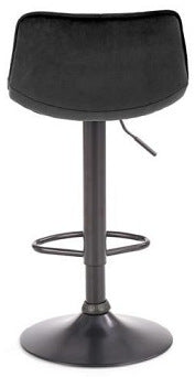 Bar Stool Vibo Valentia | size: Width: 43cm, Height: 84cm, Depth: 44cm | color: Black | image: 4 | variant: 1007442
