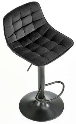 Bar Stool Vibo Valentia | size: Width: 43cm, Height: 84cm, Depth: 44cm | color: Black | image: 6 | variant: 1007442