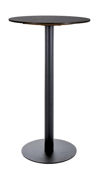 Bar Table BT-007 | size: Length: 60cm, Width: 60cm, Height: 105cm, Diameter: 60cm | color: Black | image: 0 | variant: 1018043