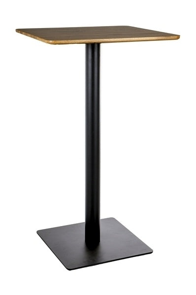 Bar Table West Washington | size: Length: 60cm, Width: 60cm, Height: 105cm | color: Black/Oak | image: 0 | variant: 1008070