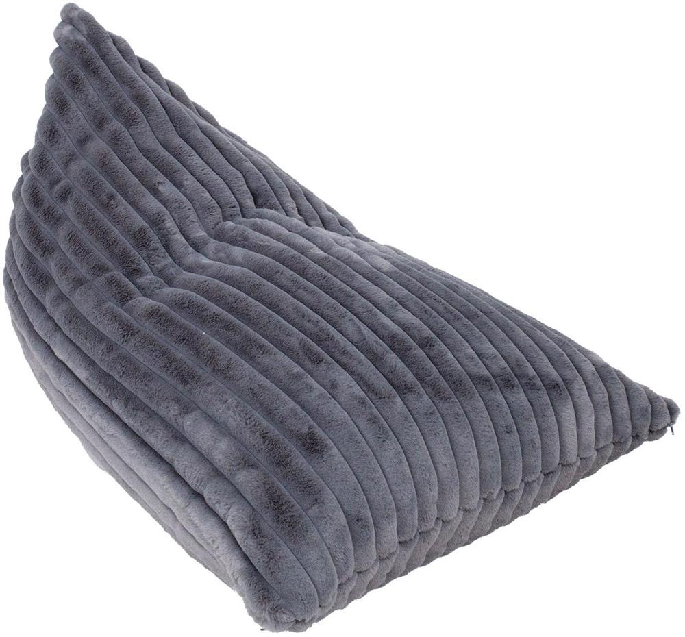 Bean Bag Merthyr Tydfil | size: Width: 70cm, Height: 100cm, Depth: 70cm | color: Gray | image: 2 | variant: 1001364