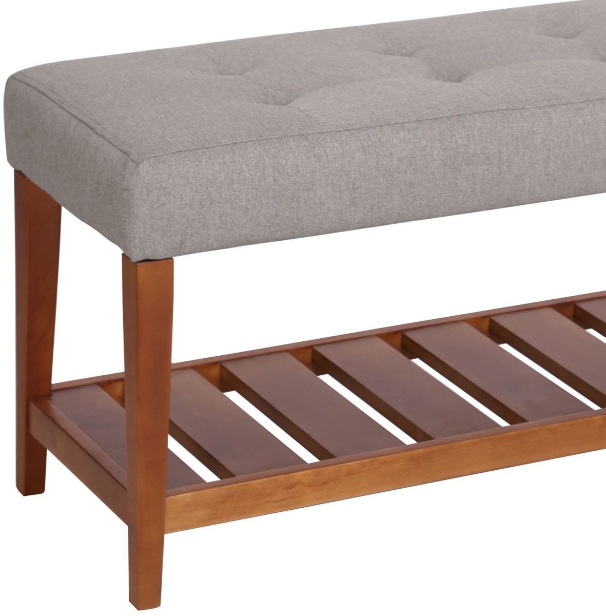 Bedroom Bench East Builth Wells | size: Width: 100cm, Height: 47cm, Depth: 35cm | color: Brown | image: 2 | variant: 1005578