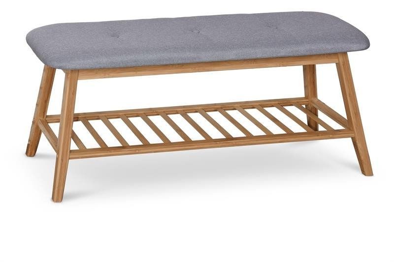 Bedroom Bench St15 | size: Width: 100cm, Height: 44cm, Depth: 48cm | color: Gray | image: 0 | variant: 1010823