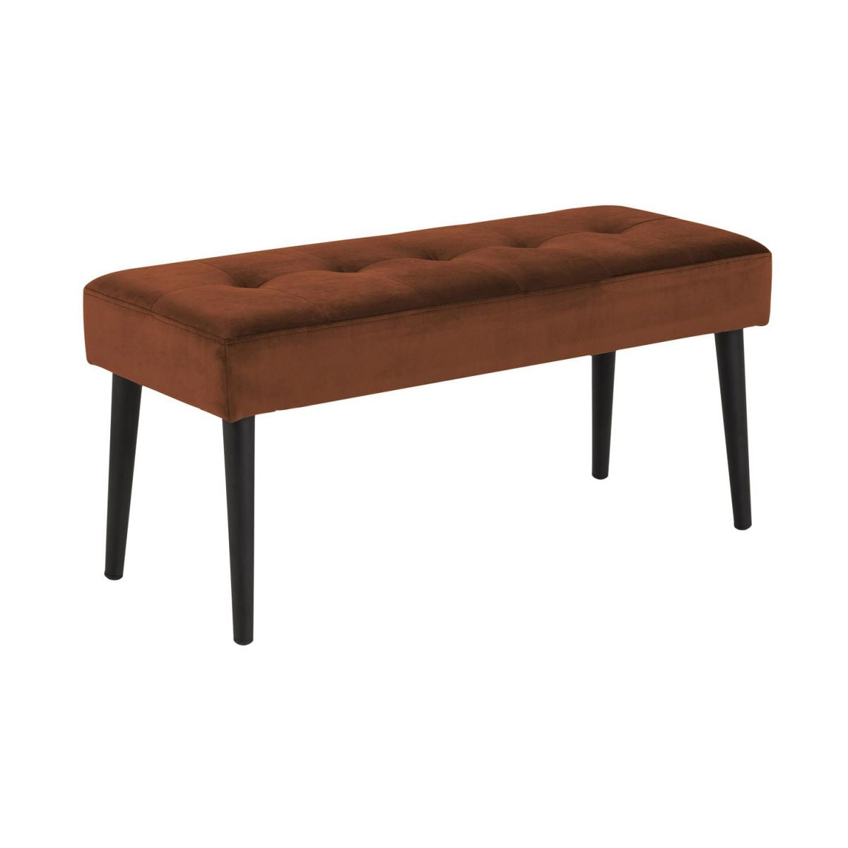 Bedroom Bench Stirling | size: Width: 95cm, Height: 45cm, Depth: 38cm | color: Brown | image: 1 | variant: 1000184