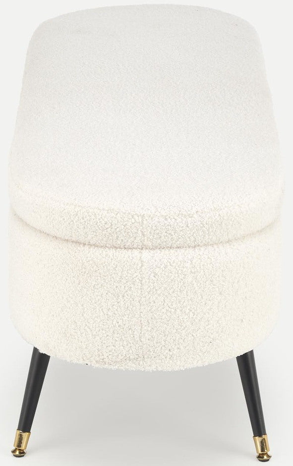 Bedroom Bench West Orebro | size: Length: 40cm, Width: 120cm, Height: 46cm | color: Beige | image: 3 | variant: 1007484