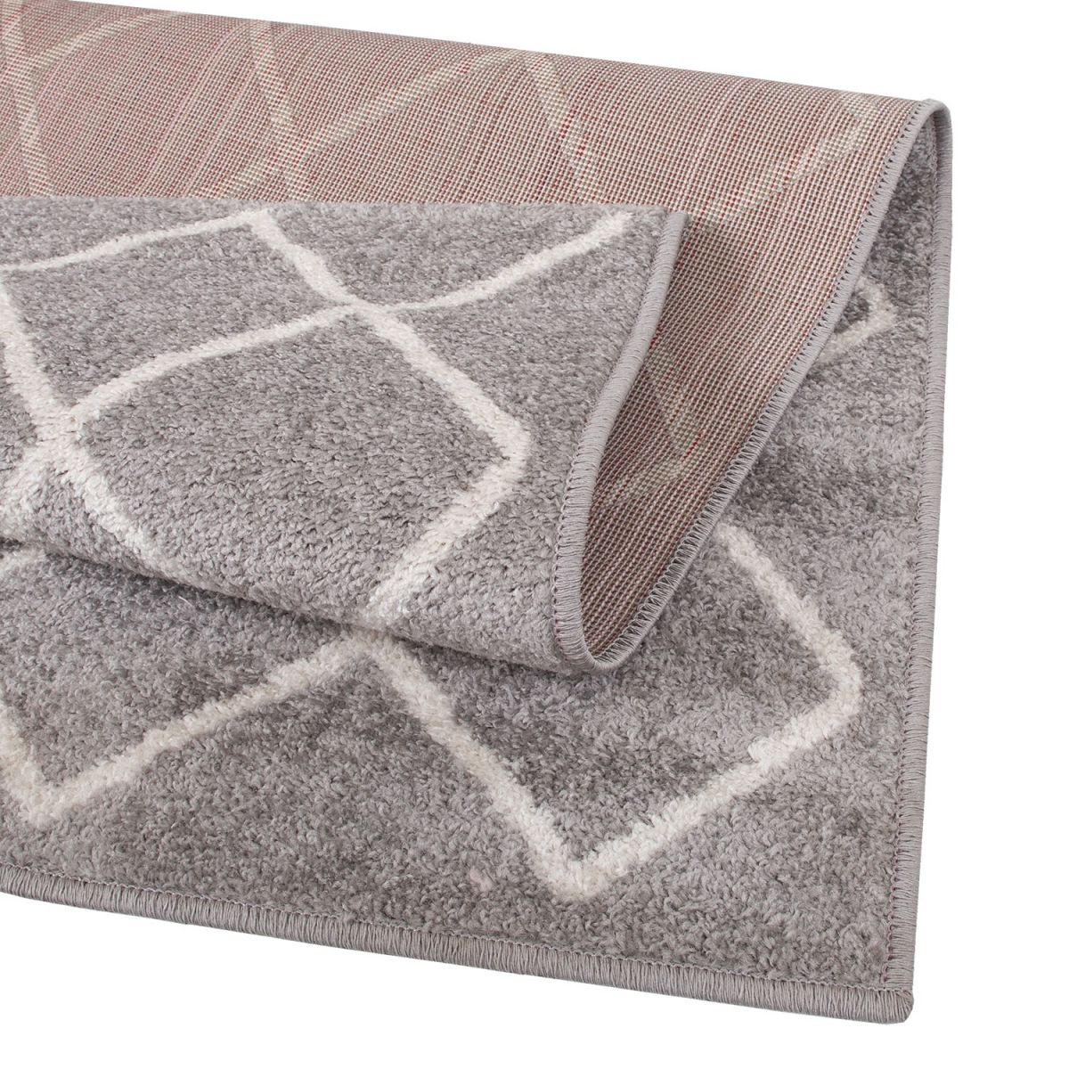 Carpet Brighton | size: Length: 150cm, Width: 100cm | color: White/Grey | image: 2 | variant: 1000024