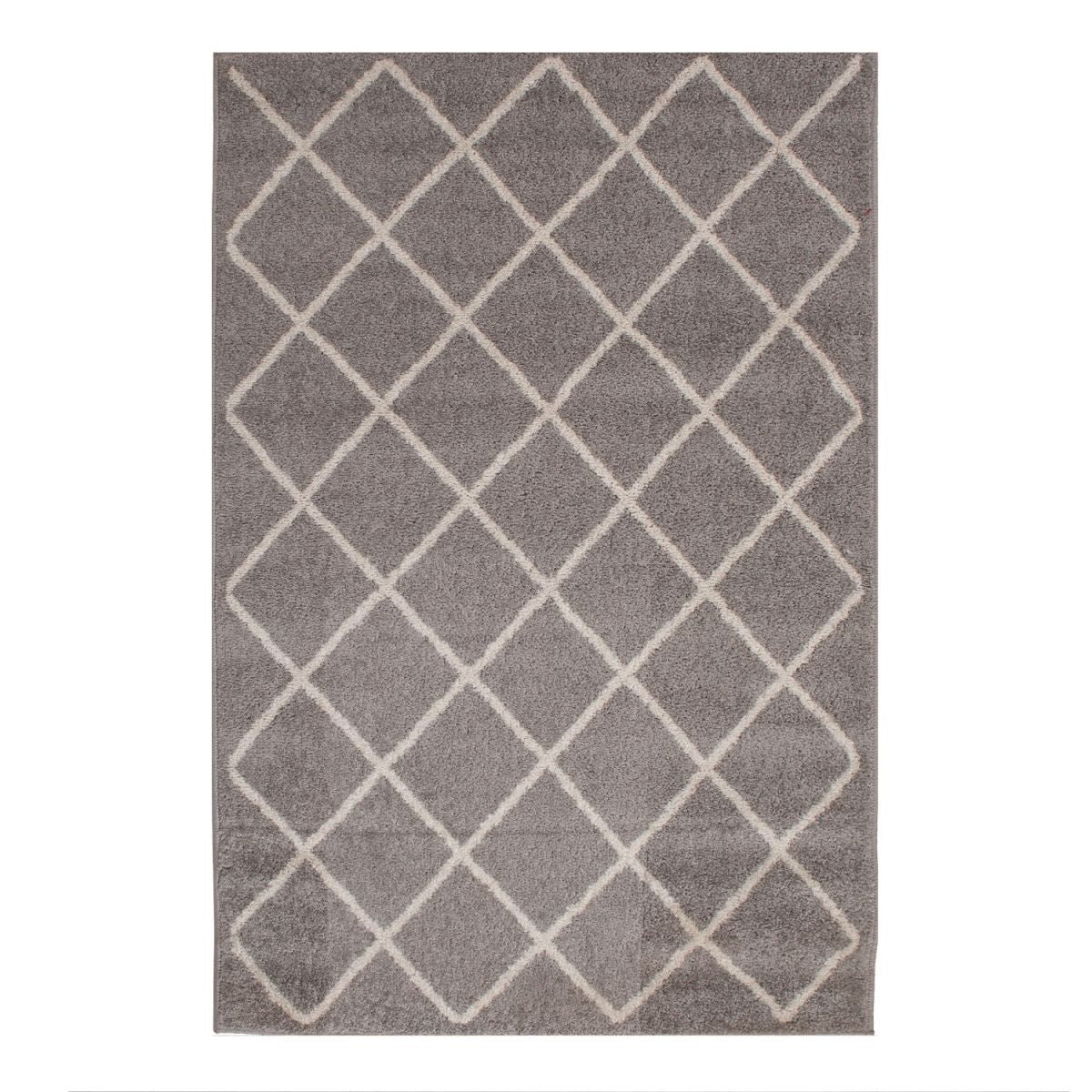 Carpet Brighton | size: Length: 190cm, Width: 133cm | color: White/Grey | image: 1 | variant: 1000025
