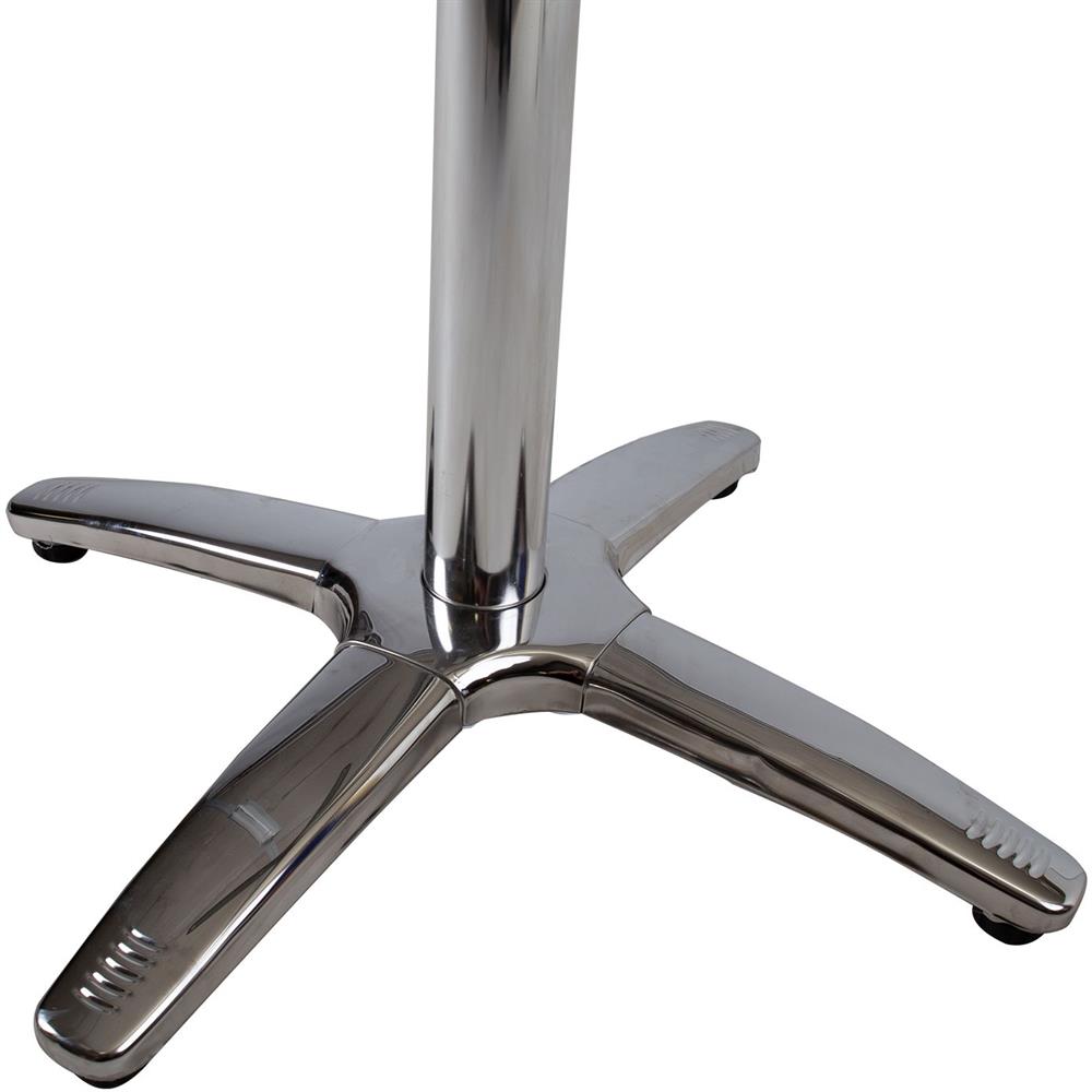 Central Table Leg East Ramsgate | size: Height: 70cm, Diameter: 2cm | color: Chrome | image: 2 | variant: 1006029
