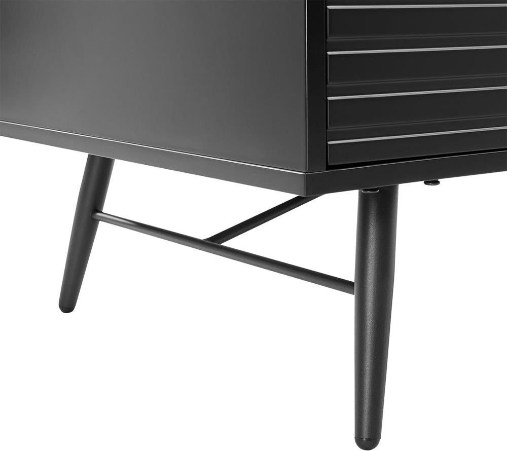 Closet East Vatican | size: Width: 100cm, Height: 175cm, Depth: 56cm | color: Black | image: 7 | variant: 1006361