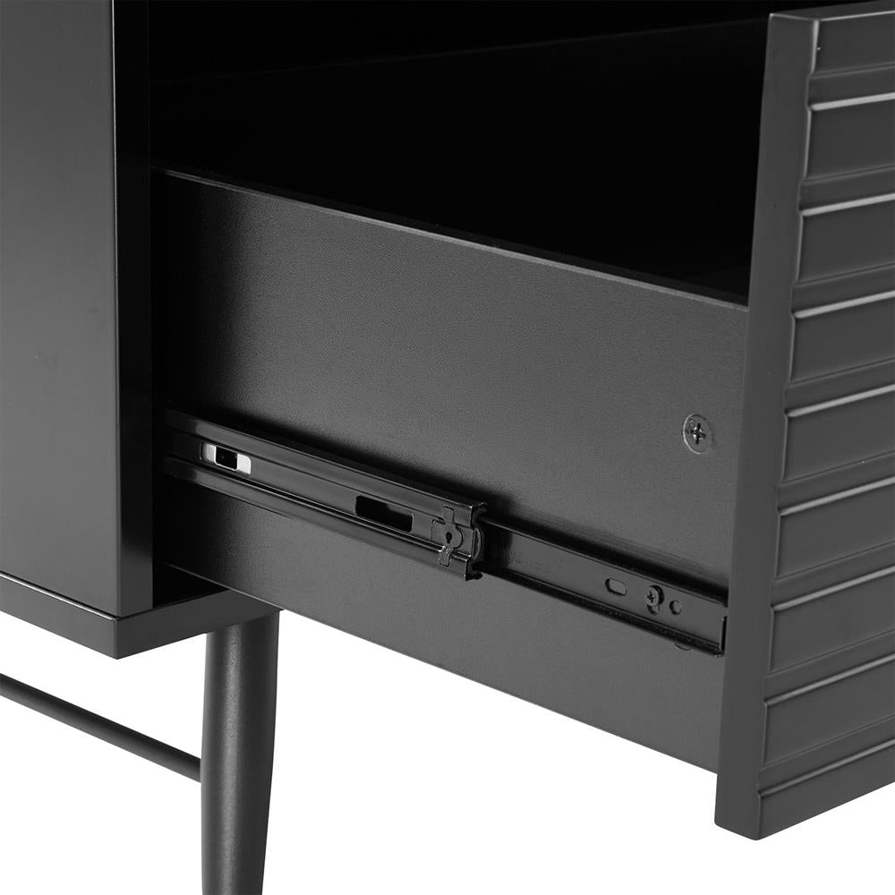 Closet East Vatican | size: Width: 100cm, Height: 175cm, Depth: 56cm | color: Black | image: 8 | variant: 1006361