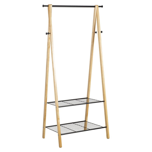 Clothes Hanger Dundee | size: Length: 79cm, Height: 155cm, Depth: 45cm | color: Brown | image: 1 | variant: 1000190