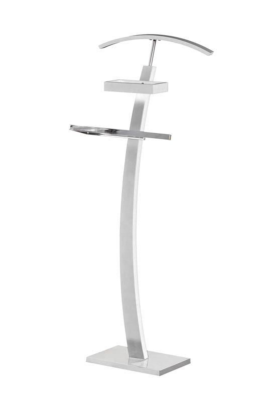 Clothes Hanger Kolding | size: Length: 32cm, Height: 117cm, Depth: 20cm | color: Silver | image: 1 | variant: 1002006