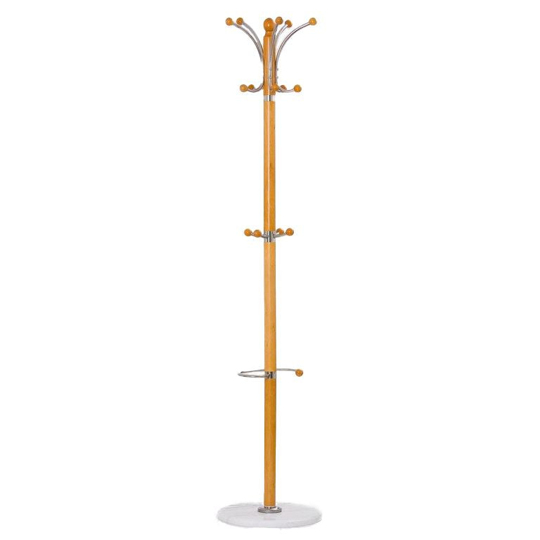 Clothes Hanger Randers | size: Length: 38cm, Height: 185cm, Depth: 38cm | color: Oak | image: 0 | variant: 1002004