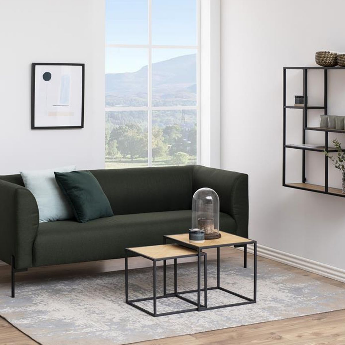 Coffee Table Aberystwyth | size: Length: 50cm, Width: 50cm, Height: 45cm | color: Oak | image: 2 | variant: 1001627