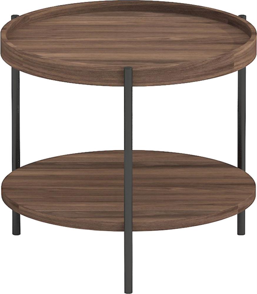 Coffee Table Cindy | size: Length: 50cm, Width: 50cm, Height: 40cm, Diameter: 50cm | color: Brown | image: 1 | variant: 1006829