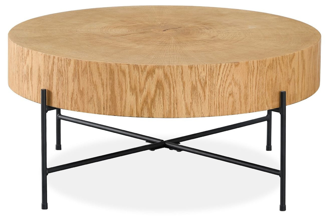 Coffee Table East Lecce | size: Length: 75cm, Width: 75cm, Height: 36cm, Diameter: 75cm | color: Brown | image: 0 | variant: 1006519