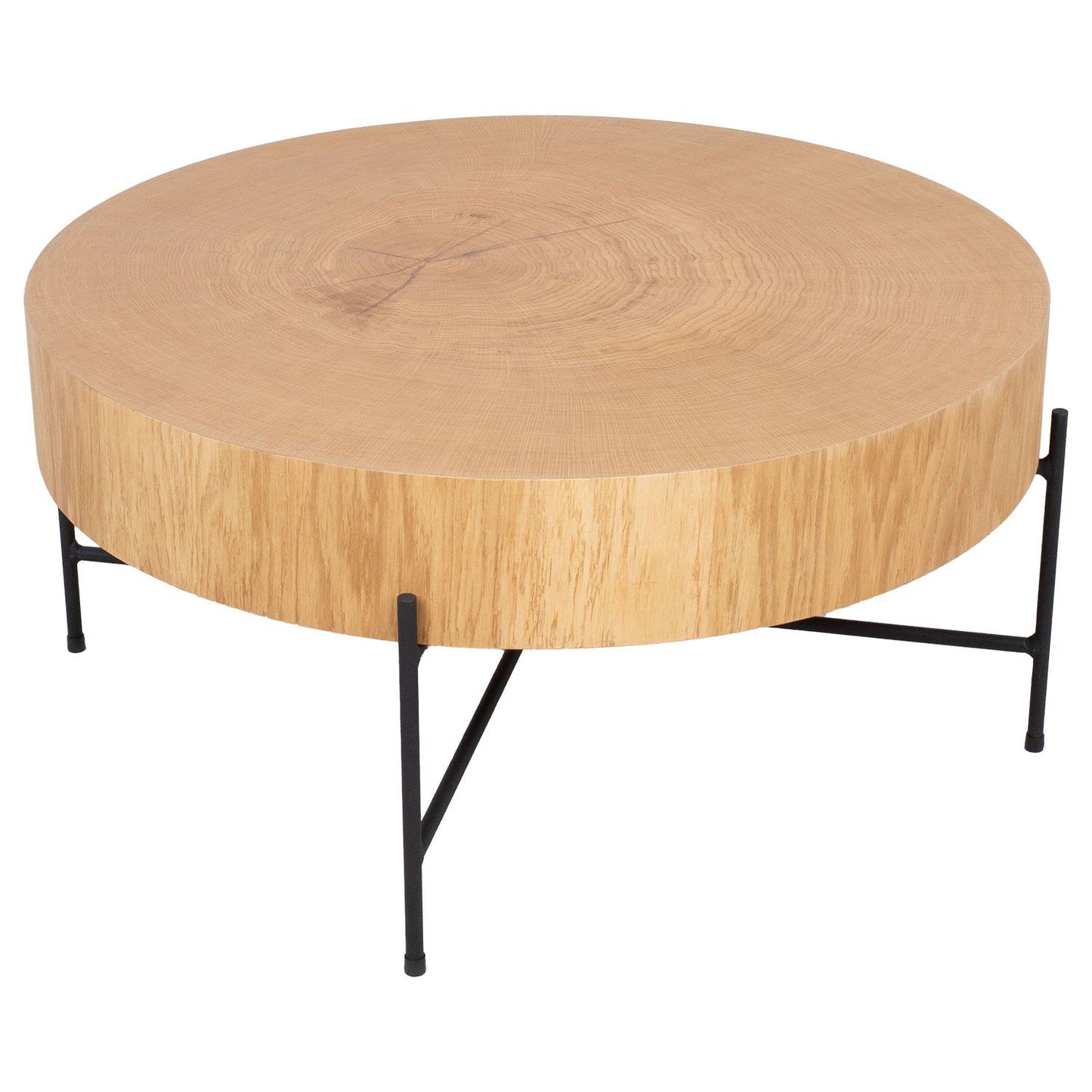 Coffee Table East Lecce | size: Length: 75cm, Width: 75cm, Height: 36cm, Diameter: 75cm | color: Brown | image: 1 | variant: 1006519