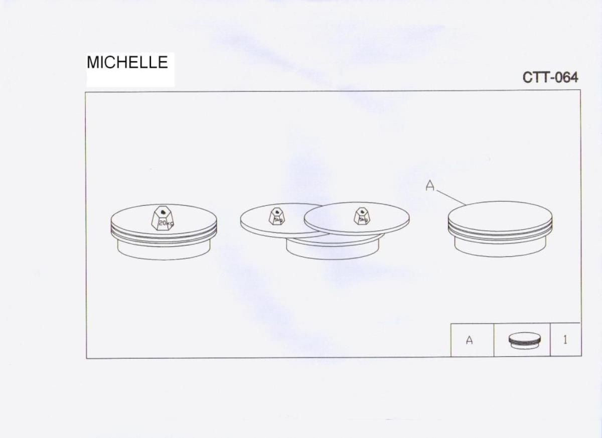 Coffee Table East Los Angeles | size: Length: 80cm, Width: 80cm, Height: 27cm, Diameter: 80cm | color: White/Oak | image: 3 | variant: 1006781