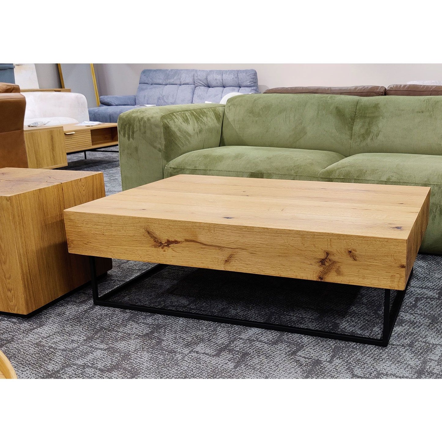 Coffee Table East Trapani | size: Length: 80cm, Width: 120cm, Height: 40cm | color: Brown | image: 3 | variant: 1006514