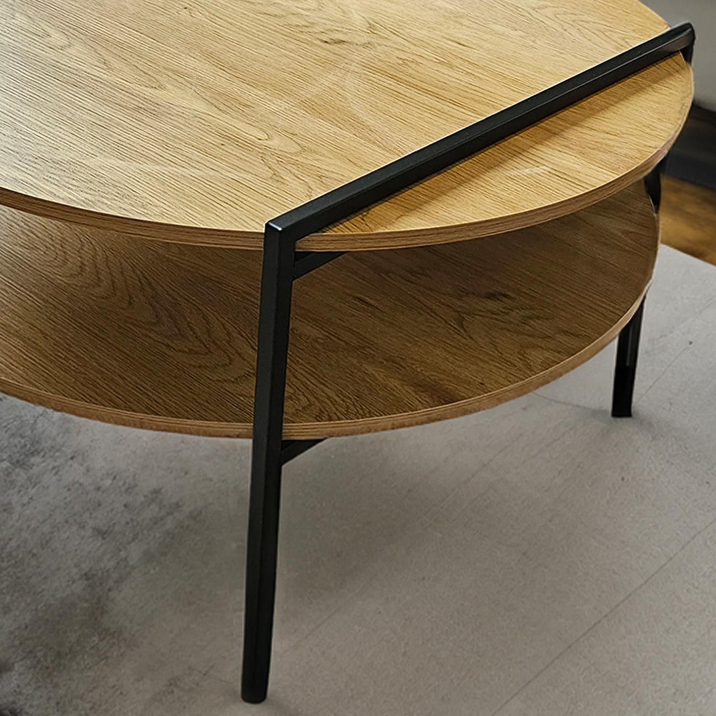 Coffee Table East Viljandi | size: Length: 80cm, Width: 80cm, Height: 48cm, Diameter: 80cm | color: Brown | image: 2 | variant: 1006521