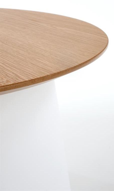 Coffee Table Edmonton | size: Length: 69cm, Width: 69cm, Height: 33cm, Diameter: 69cm | color: White | image: 6 | variant: 1003289