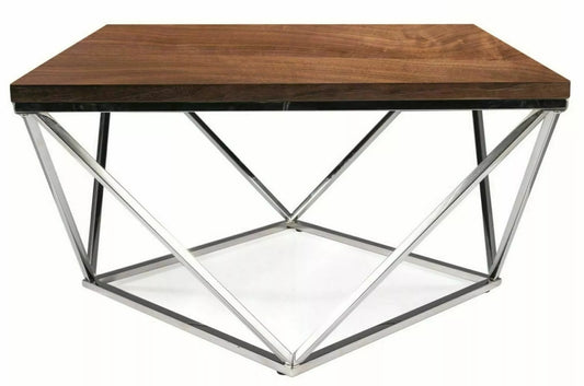 Coffee Table Greenock | size: Length: 80cm, Width: 80cm, Height: 47cm | color: Brown | image: 0 | variant: 1008059